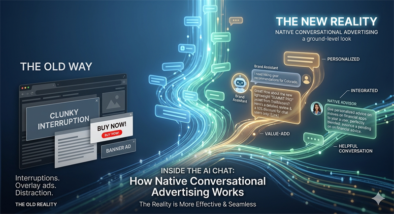 How Native Ads in AI Chatbots Actually Work